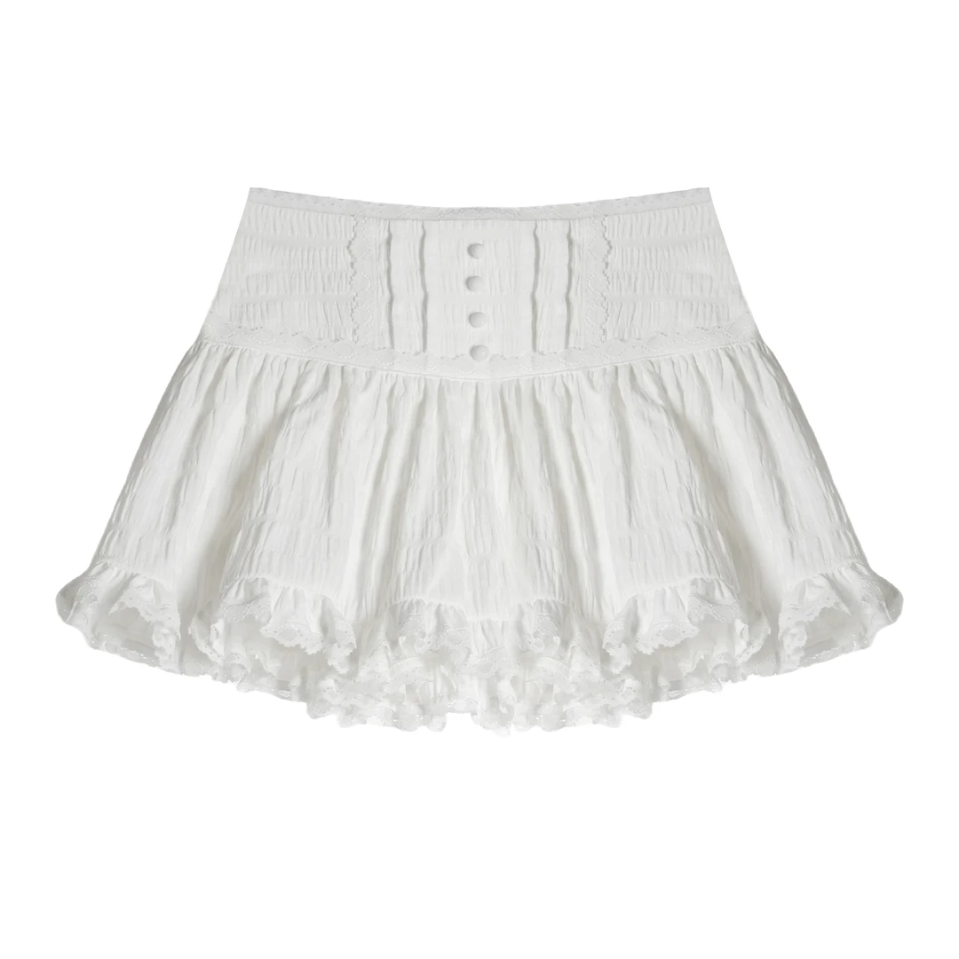 「PINPINPLUS 」夏季蕾丝百褶汉服半身裙 8B67521KP