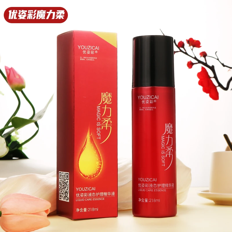 魔力柔优姿彩液态护理精华液精华乳免洗护发素女柔顺顺滑毛躁干枯