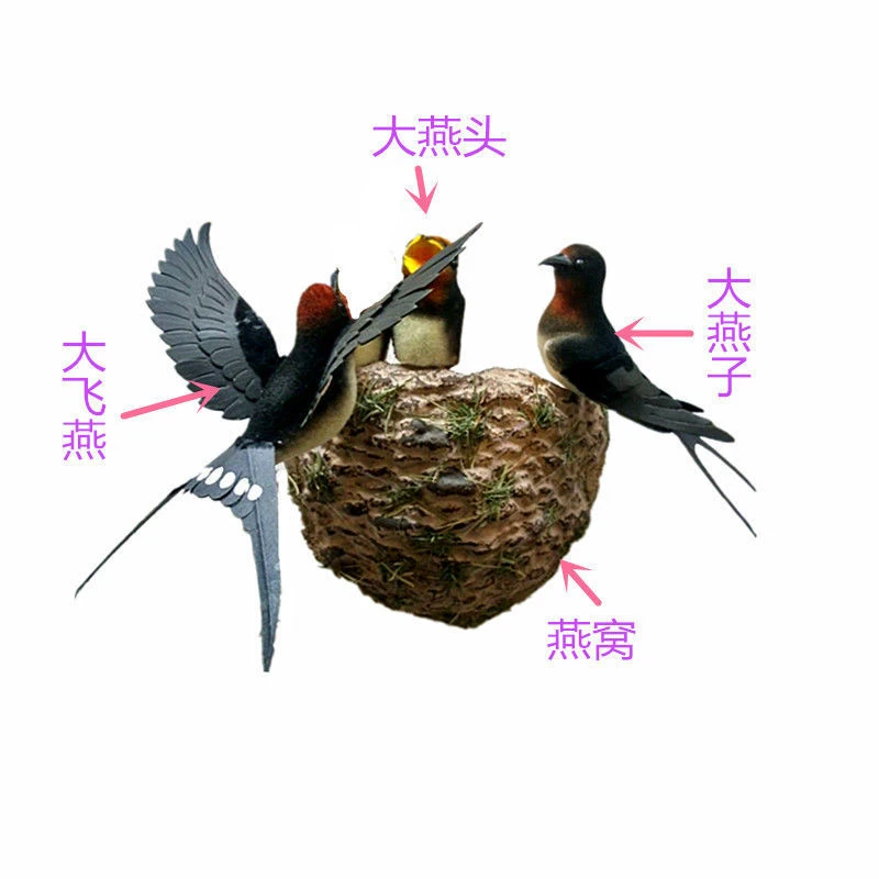 燕子窝燕巢小燕子家居装墙饰摆件吉祥鸟鸟窝