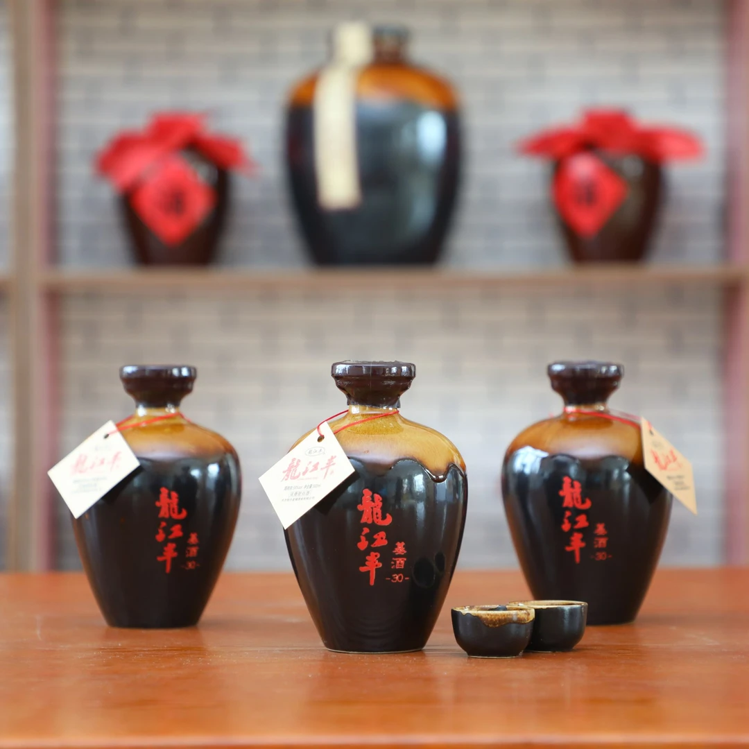 龙江丰龙江丰牌56度窖藏原浆封坛两坛（基酒30）浓香型56度500ml