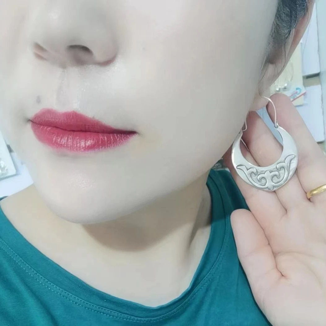 足银耳饰 斯恩巴特S990纯银女士耳环