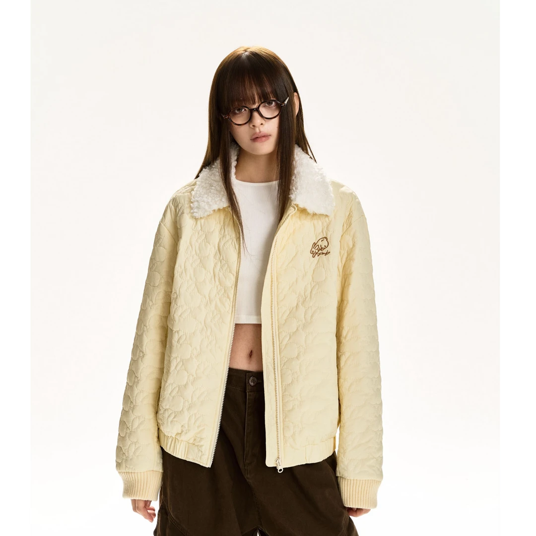 F426小兔子绗棉棉服冬季保暖夹克外套6297