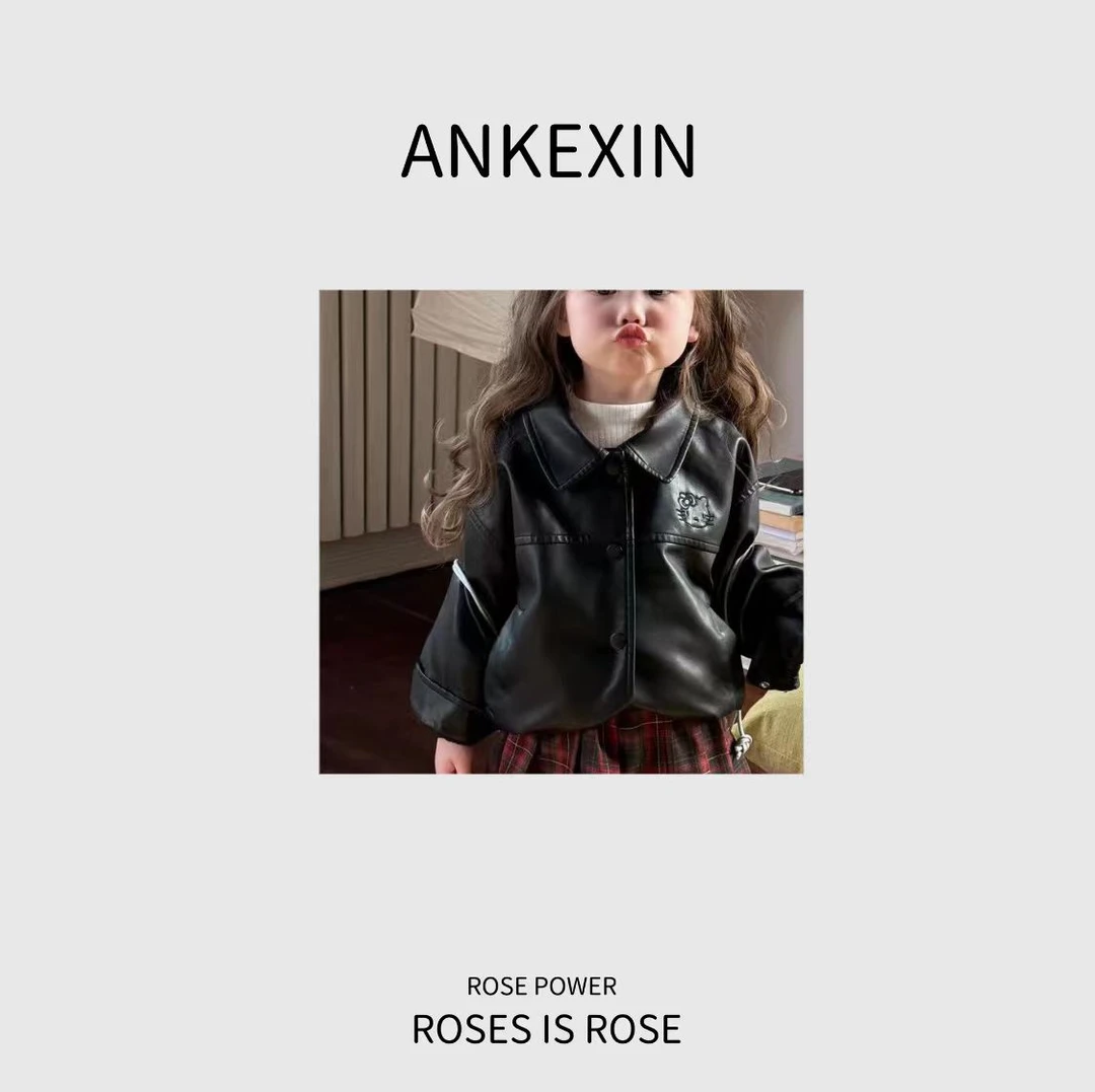 安可馨 秋款凯蒂猫皮衣 b类q028