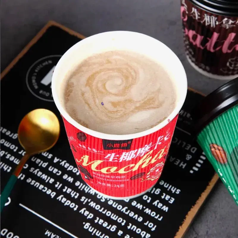 小鹿角咖啡卡布奇洛+拿铁+摩卡速溶咖啡浓郁醇香