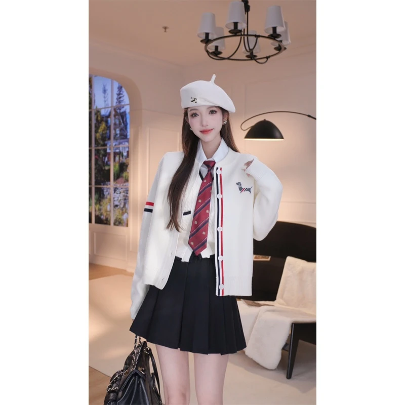 ALL SISTERS 红人上新2024秋冬加厚毛衣糯慵懒风圆领外套女款衣服