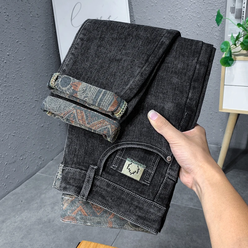 【时尚新品】2023秋季新款休闲百搭直筒修身韩版潮流男士牛仔裤