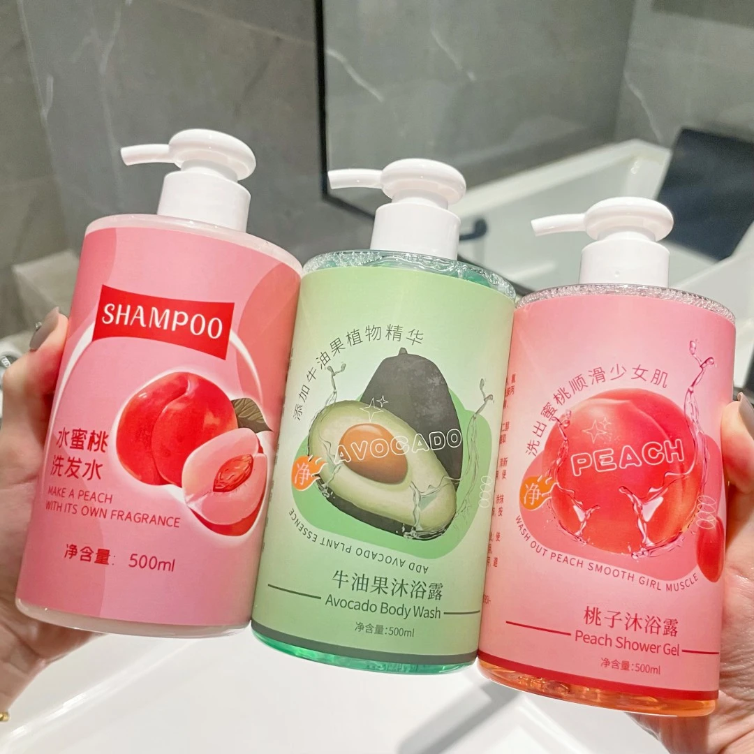 香氛洗发水控油蓬松护发素沐浴露500ml持久留香洗发露膏男女通用