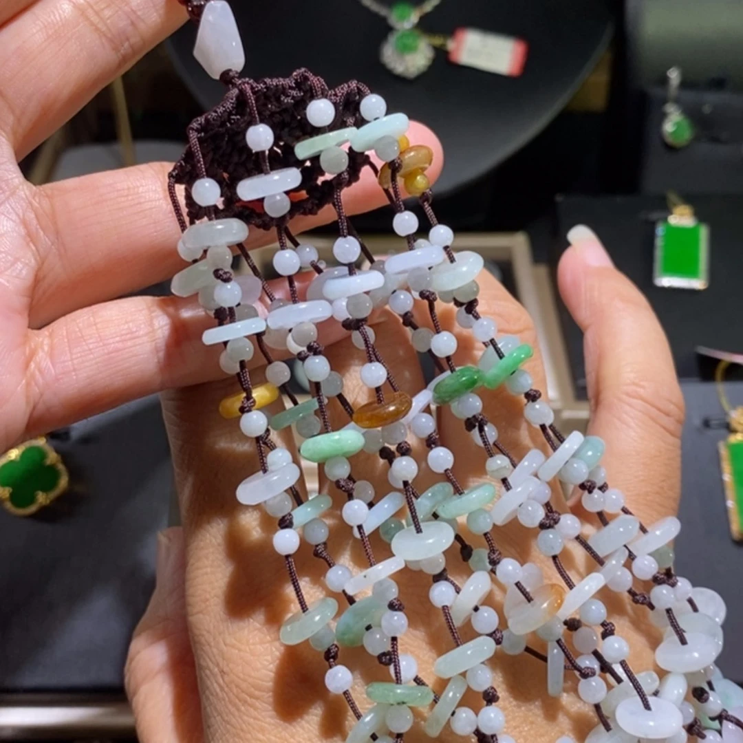 【闪购商品】翡翠颈饰未镶嵌风铃