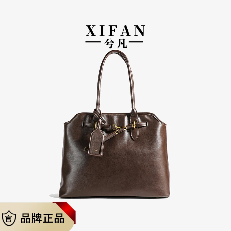 2024秋冬季新款大容量托特包单肩包腋下包经典时尚百搭洋气女士包