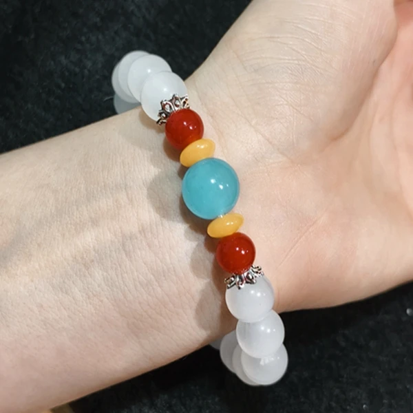 新人福利！！！高冰透配饰手链卡10mm