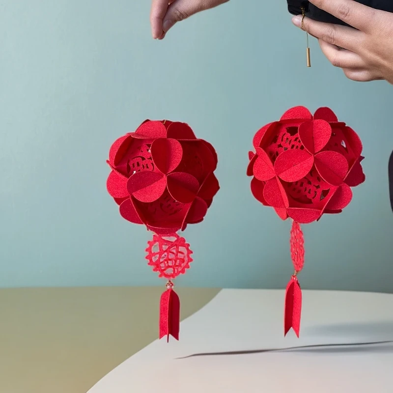 2025年蛇年挂饰毛毡春节挂件节日挂件