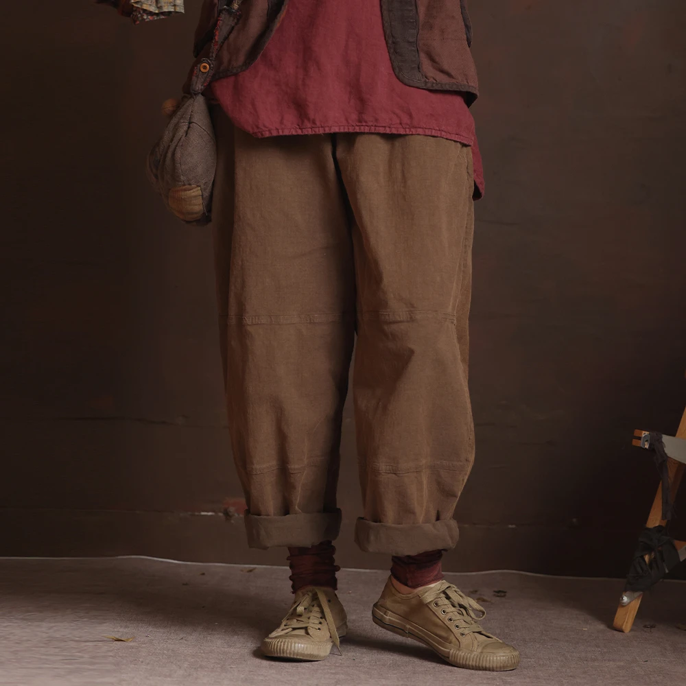 衣路走来原创设计百搭宽松休闲裤 37784