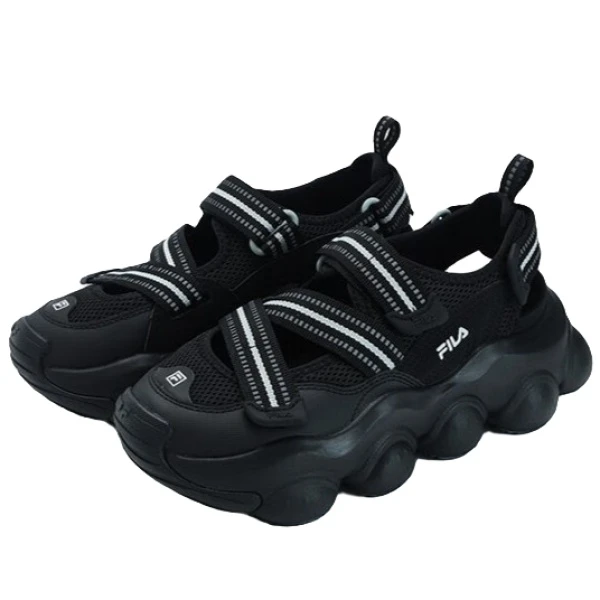 【莓凉鞋】 斐乐23新厚底增高玛丽珍魔术贴凉拖F12W321403