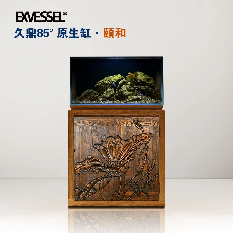 EXVESSEL久鼎鱼缸·专业兰寿金鱼缸 · 鲁班吉尺·原生方鼎