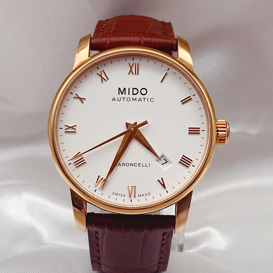95新 Mido/美度 正品美度/贝伦赛丽系列/自动机械男表38mm表径