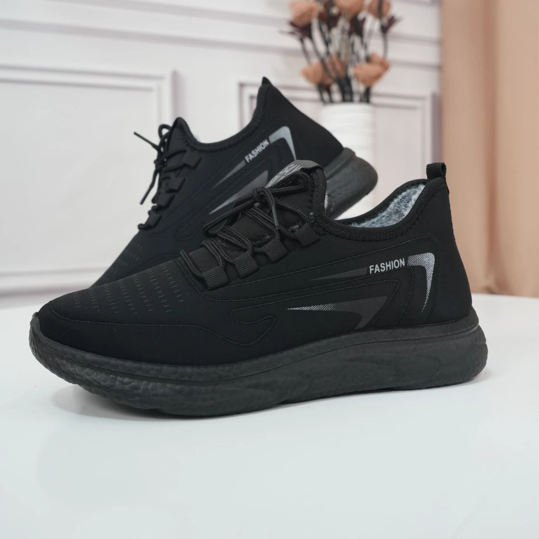 男士防水加厚保暖空气垫软底防滑冬季爸爸鞋舒适时尚百搭男款