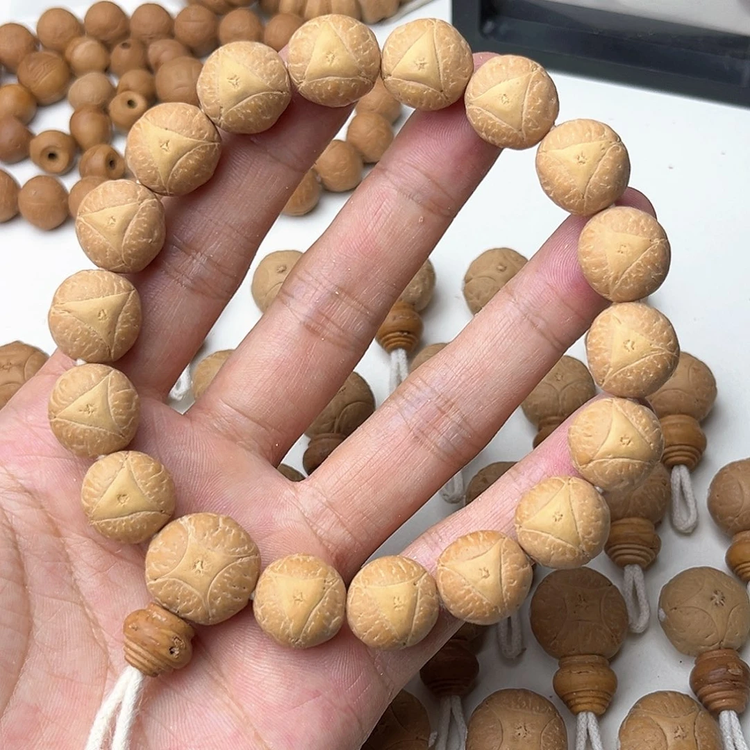 凤眼菩提手串14+精品龙眼新籽黄金三角眼