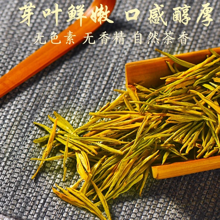 安吉原产地采摘发货2025年黄金芽250g散装白茶鲜爽醇厚茶香黄金叶