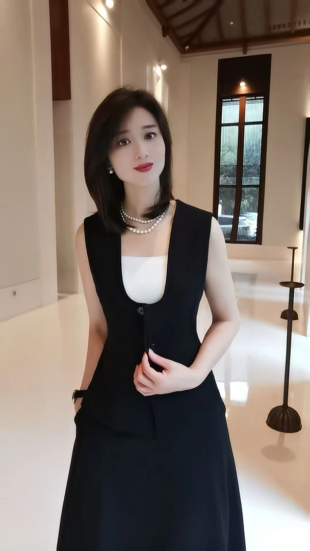 柏澜慧琳【修身马甲】春秋显瘦气质时尚女士秋冬马甲YG24090-