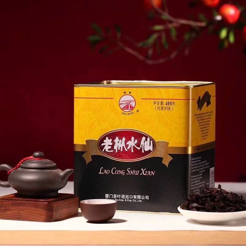 海堤茶叶老枞水仙AT110足火浓香型罐装乌龙茶老枞水仙30克/试喝装