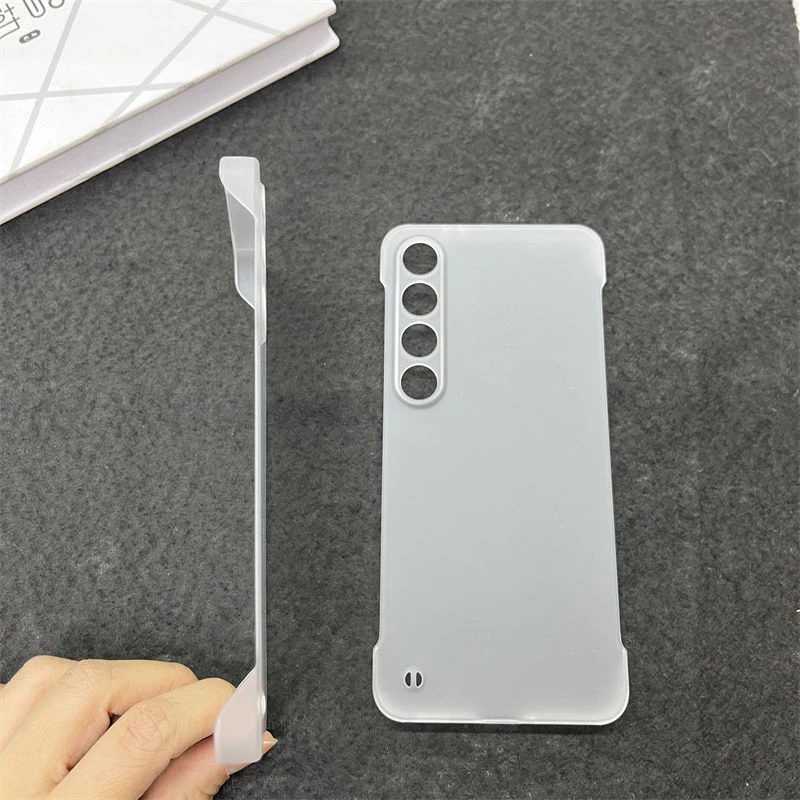 适用Meizu魅族20/20Pro手机壳磨砂无边框超薄透明硬壳半包边保护