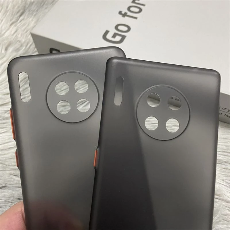 适用华为mate30Pro全包手机壳超薄pp壳磨砂半透黑硬壳mate30保护