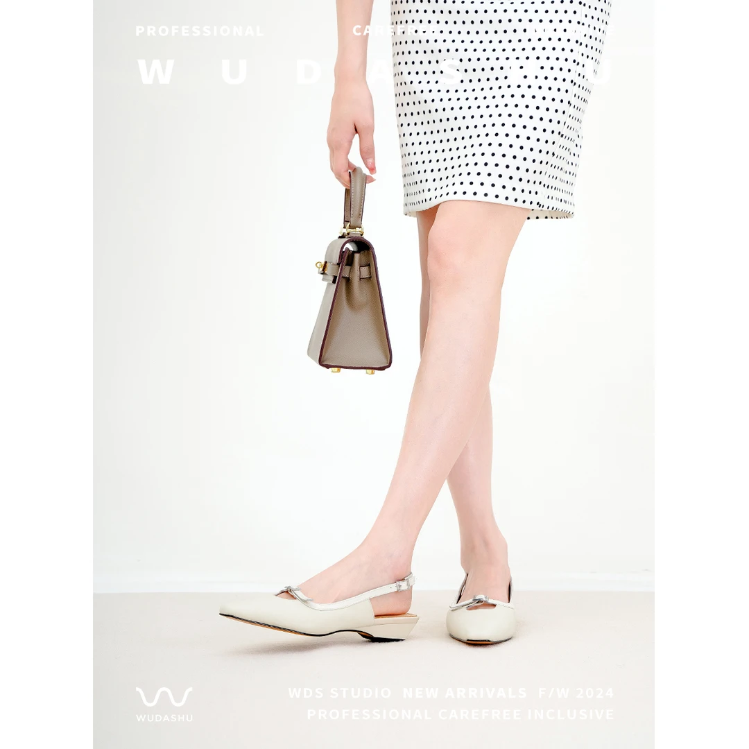 【吴大叔】24夏季新品软底轻盈舒适后空透气百搭时尚单鞋52-140