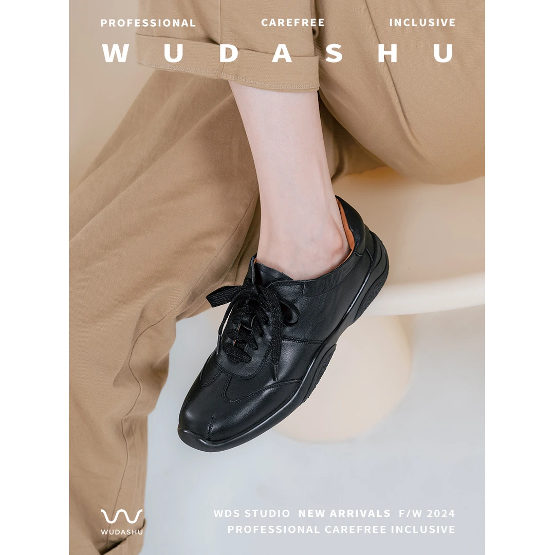 吴大叔新款时尚百搭舒适软底软运动底春秋平底休闲鞋63-189