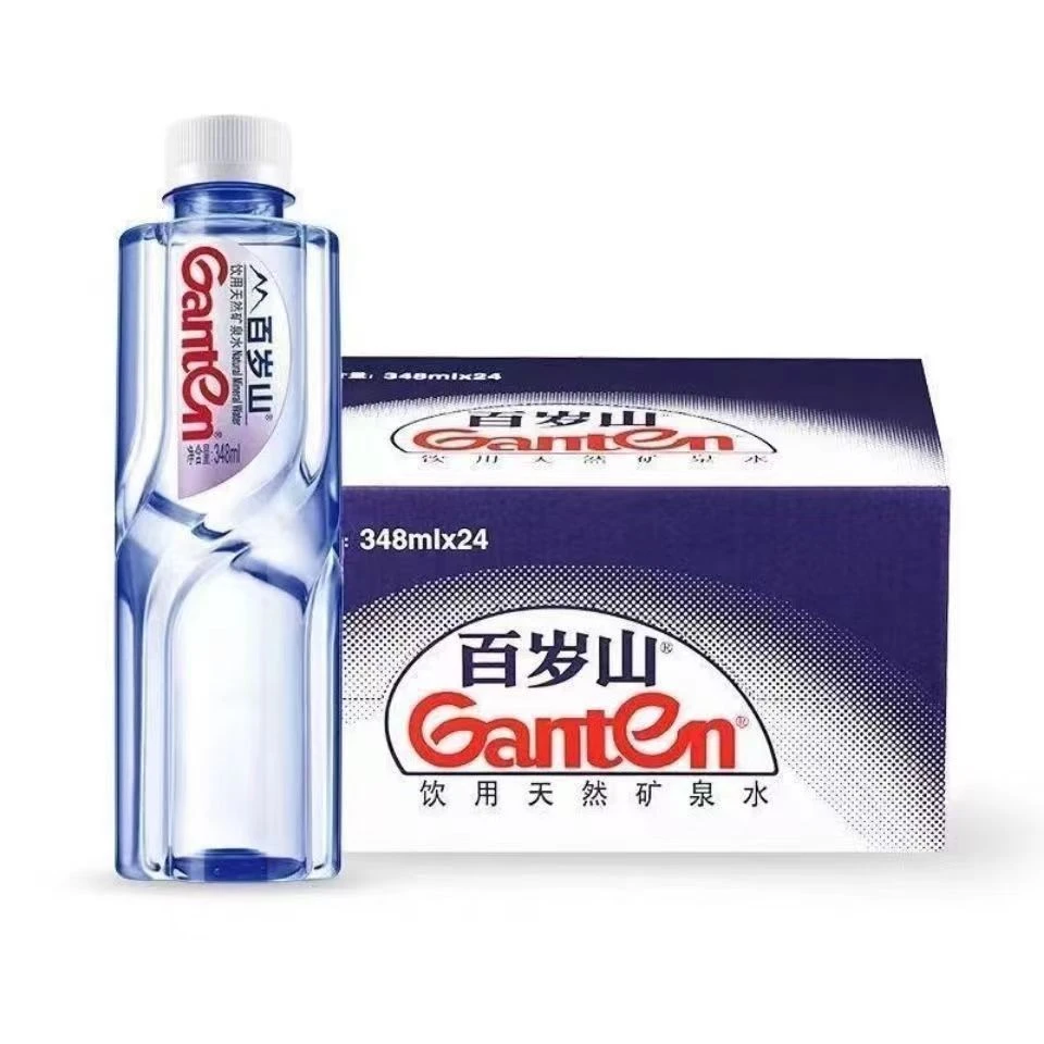 百岁山整箱批发小瓶348ml毫升/瓶高饮用水纯净水办公家用矿泉水