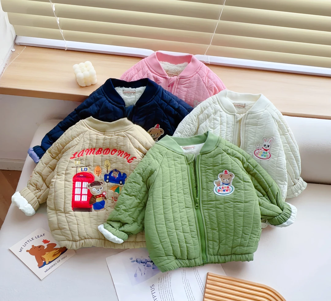 儿童男童宝宝加厚保暖棉服童装婴儿洋气棉加绒韩版秋冬季