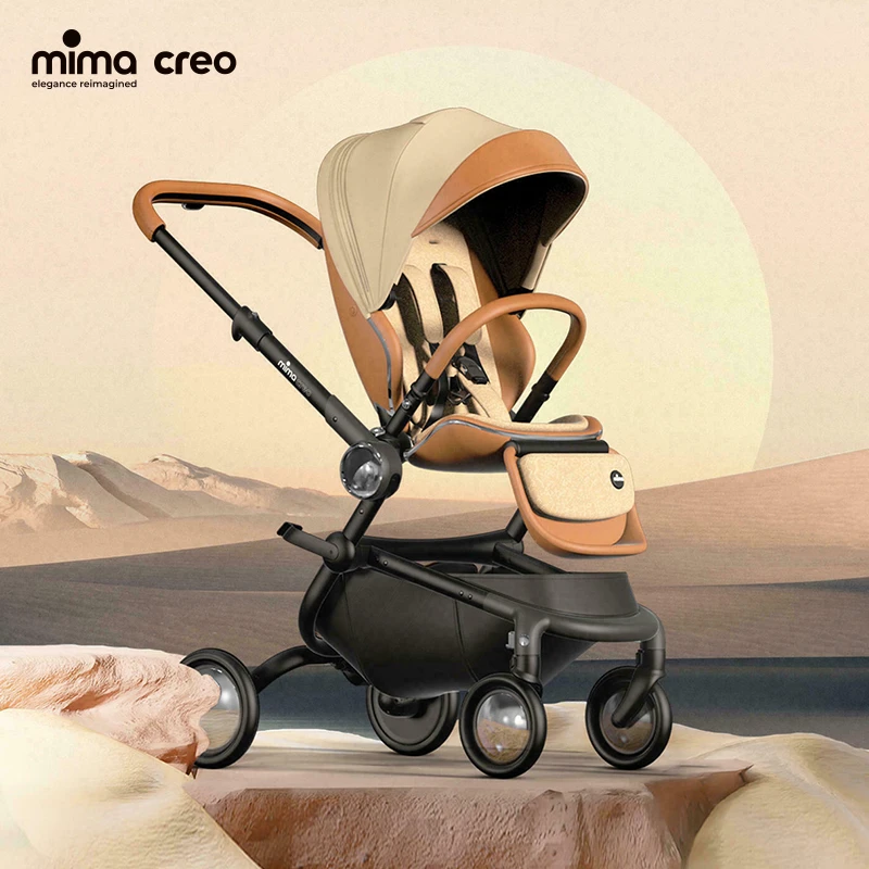 mima婴儿车creo高景观双向平躺减震折叠轻便0-4岁城市型婴儿推车