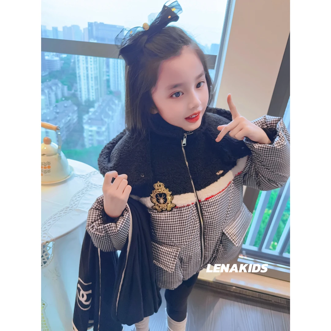 【现货】Lenakids90白鸭绒·气质高定女宝羽绒服24102501