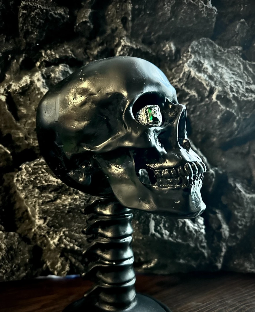 合金戒指 【 小众福利黑蓝绿三款戒指】国潮风发字嘻哈潮人街头网红