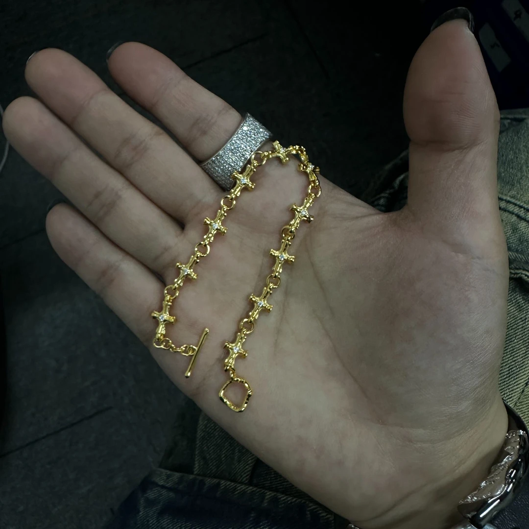 合金手链 【涅槃重生手链】国潮风发字嘻哈潮人街头网红手串