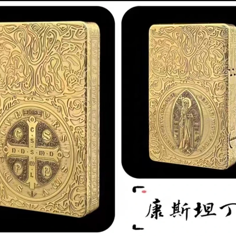 ZORRO煤油打火机ZL8全铜蚀刻精雕超薄时尚打火机创意打火机