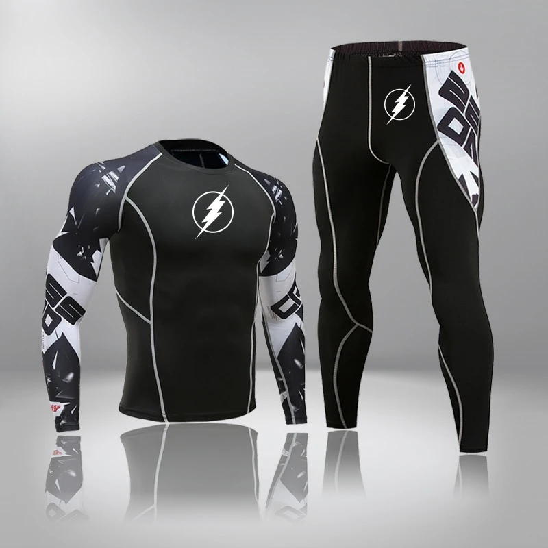 散打搏击训练服定制紧身衣搏击运动成人套装短袖跑步拳击服