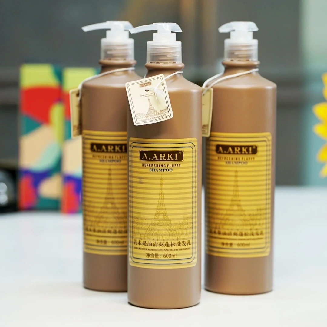 A.ARKi洗发水艾菲尔同款乳木果油营养柔顺洗发去屑控油舒爽600ml