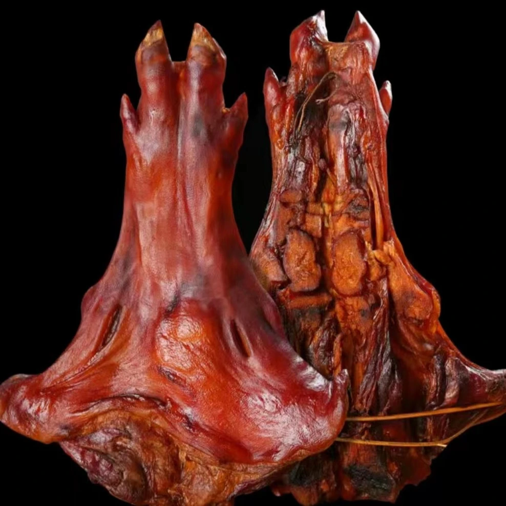 【直播间现称改价】壮乡农家甘蔗烟熏精品猪脚营养美味土家腊猪蹄