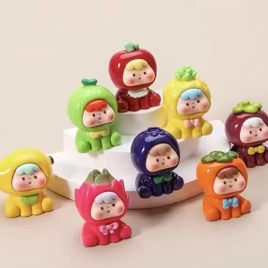 夜光实色四代水果崽崽 树脂diy饰品配件童趣摆件
