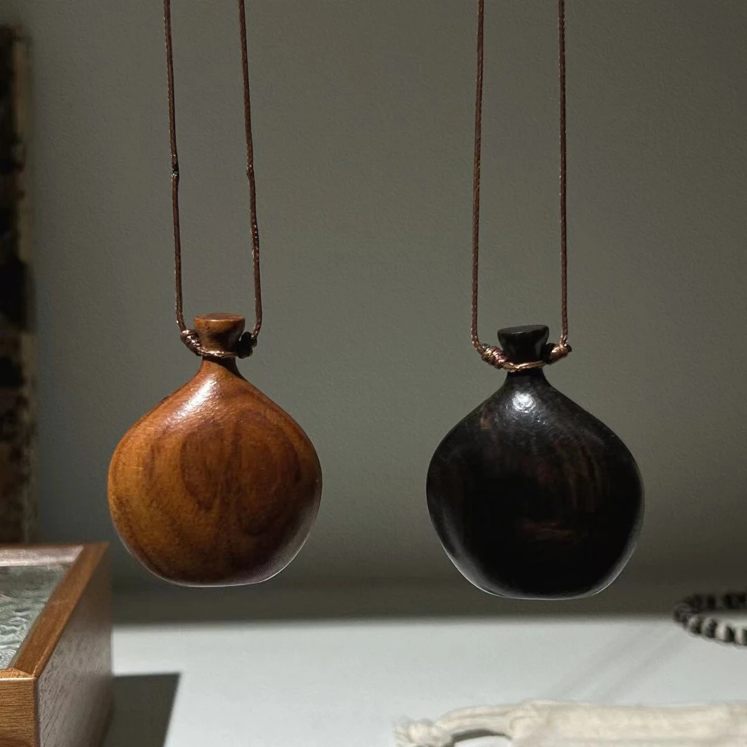 非金属亚克力项链 JIUJIU【木酒壶】两色复古时尚气质精美项链0923