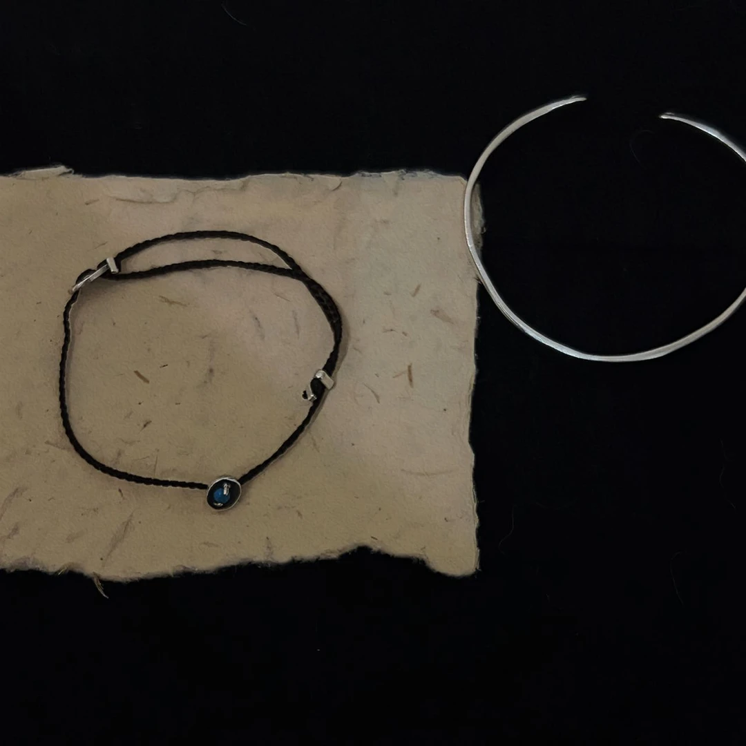 非金属树脂手链 JIUJIU【Ins手工系列】通勤百搭简约时尚装饰品10