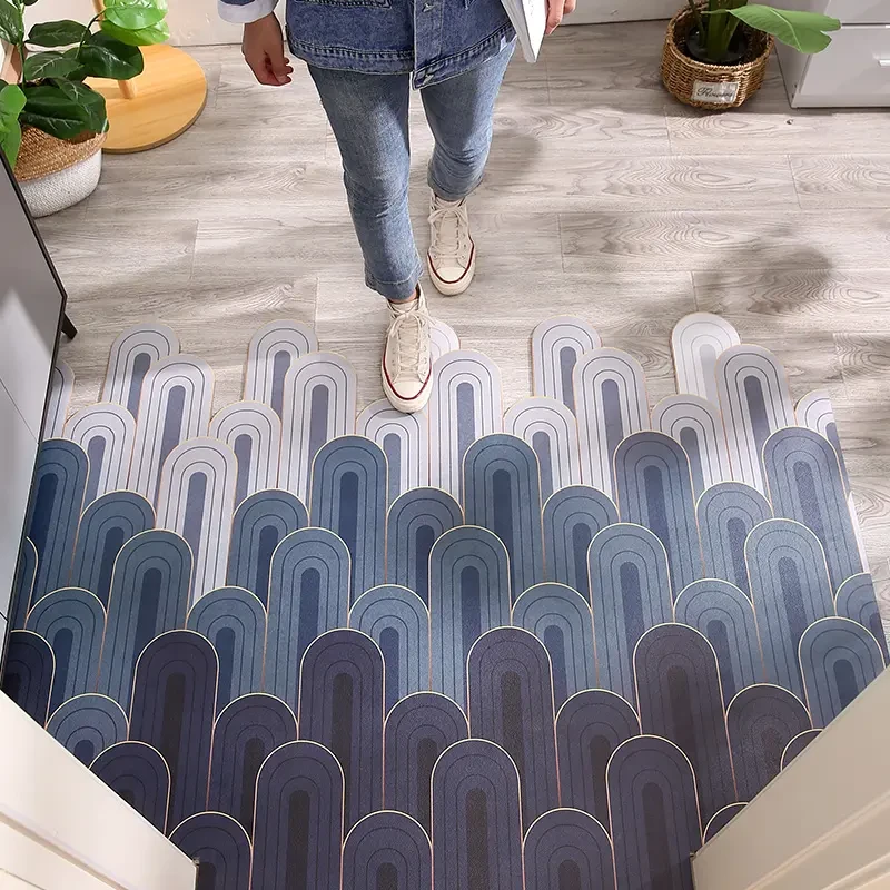 免洗地垫PVC入户门地垫可擦洗裁剪家用进门门厅玄关脚垫免洗门垫