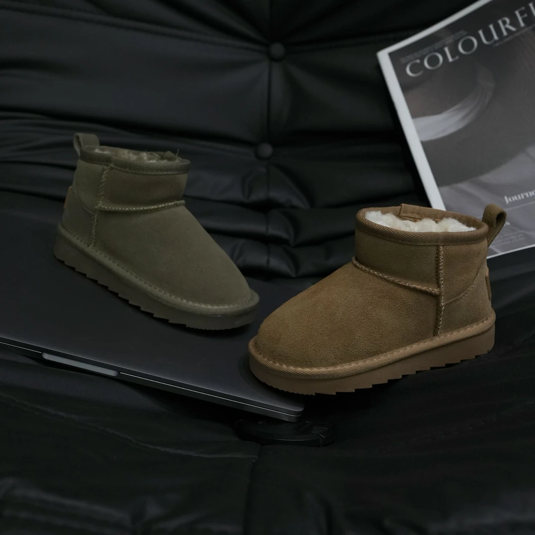 冬季儿童爆款经典绒面雪地靴保暖防滑童鞋z5811