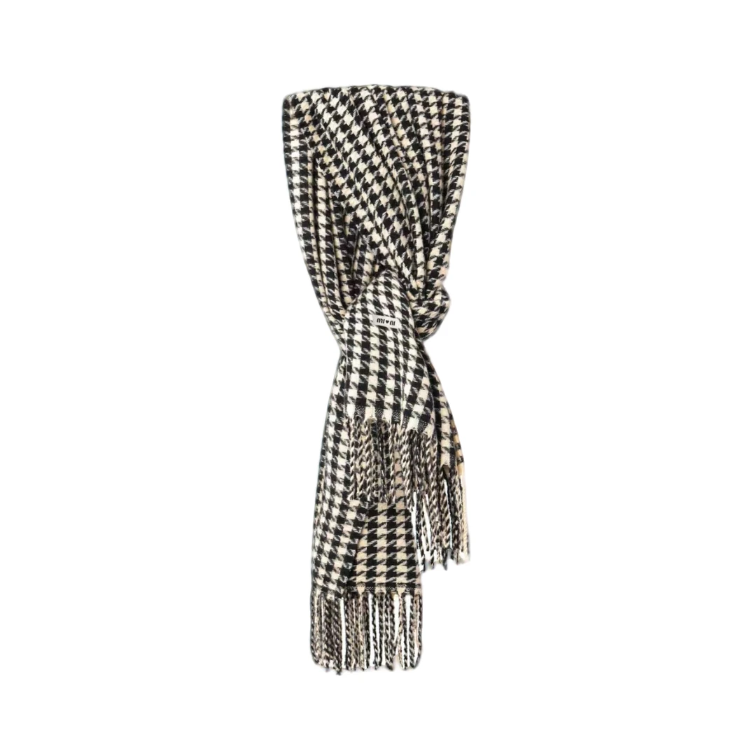 五号链接JZ【拍对应款式编号】简约高级感格子围巾