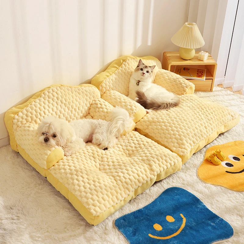猫窝四季通用猫垫子睡觉用可拆洗狗窝猫睡垫冬季保暖宠物沙发猫床