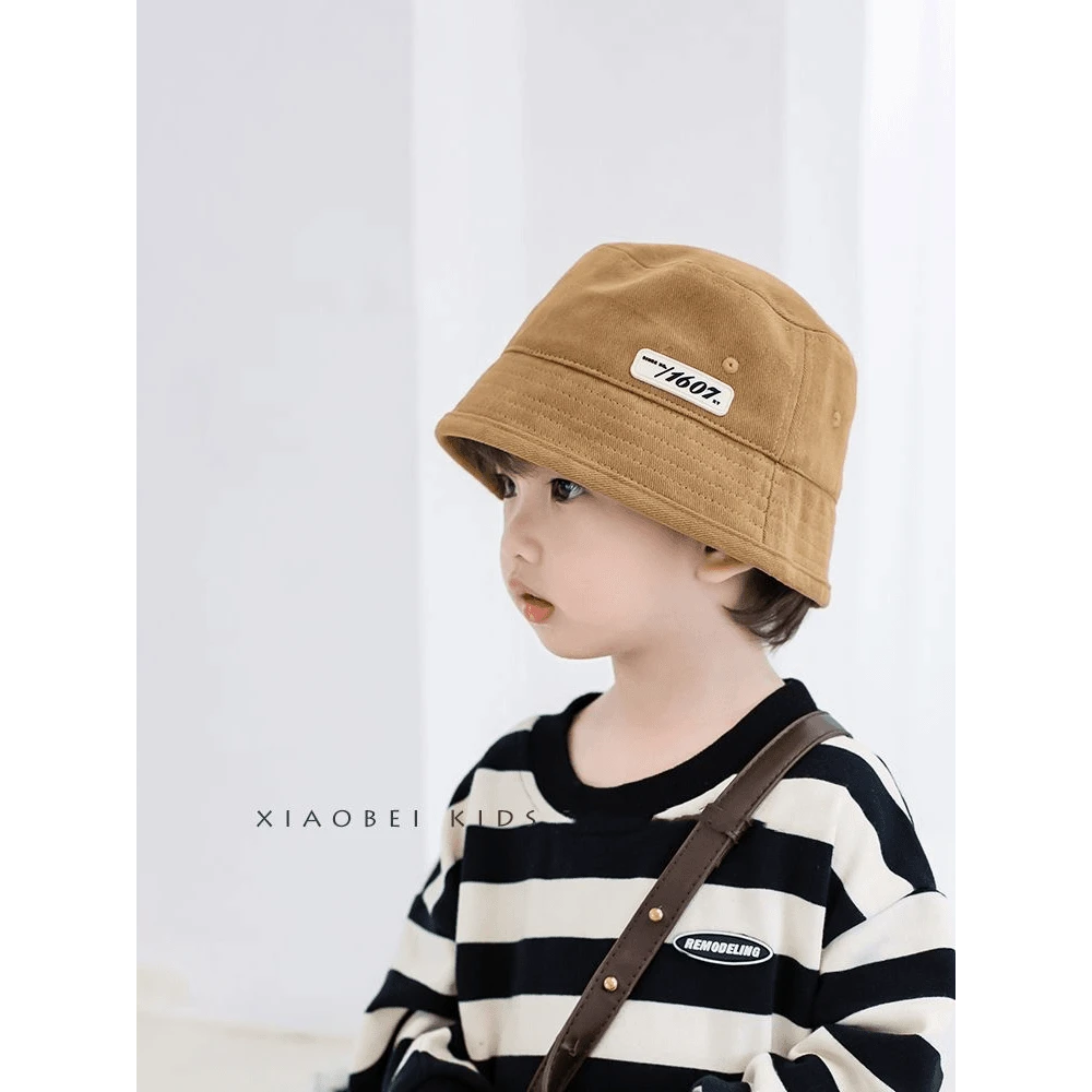 ins宝宝帽子春秋款儿童渔夫帽男童女童水桶帽幼儿小孩盆帽韩版潮