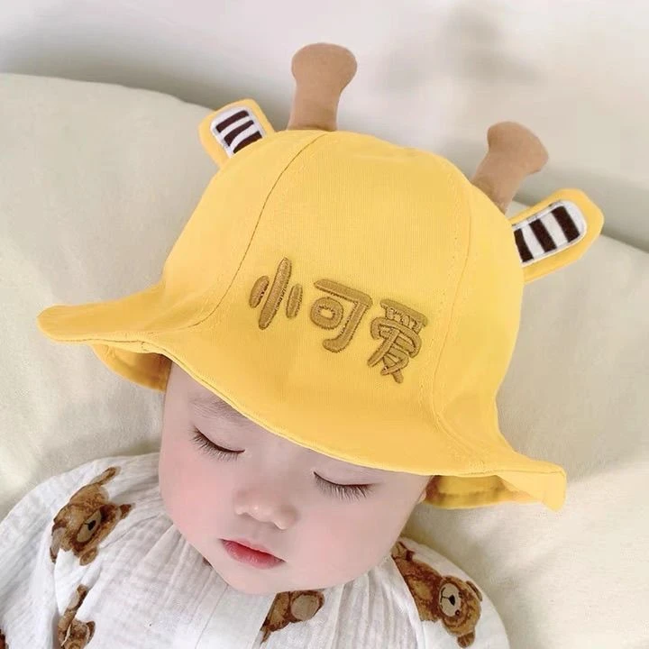 婴儿帽子公主帽洋气防晒春秋宝宝帽子男女童1-3岁儿童渔夫帽可爱