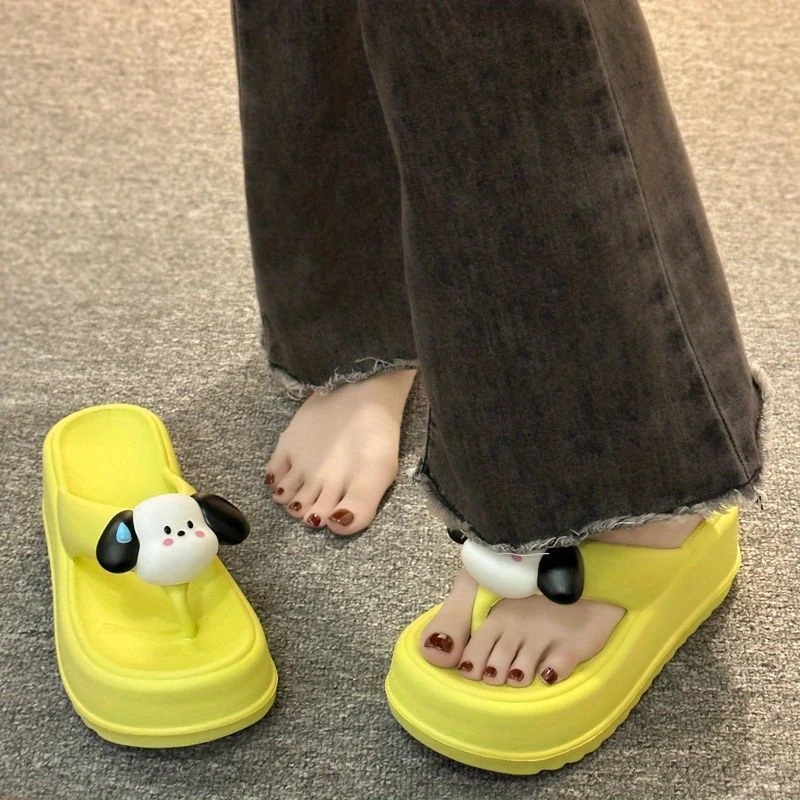 夏季新款EVA厚底7cm人字拖鞋女外穿增高软底防滑夹脚凉拖鞋ins潮