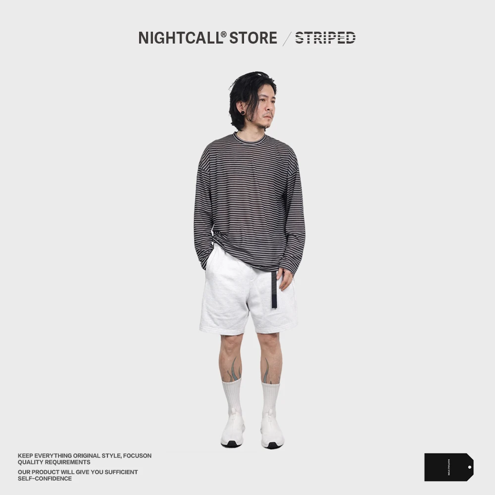 NIGHTCALL / STRIPED15% 透2代面膜皮肤衣遮阳超薄长袖速干男女