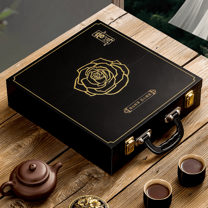 节日送礼 云南熟茶老普洱 357g镜面滴塑高档礼盒装